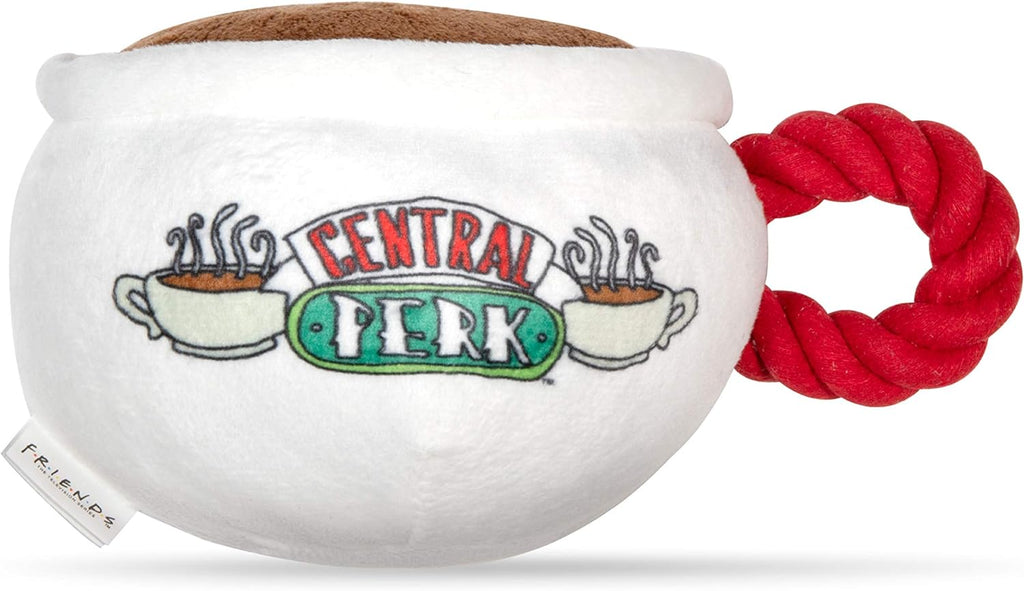 Friends TV Show Central Perk Coffee Cup Plush Dog Toy