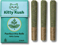 Kitty Kush Catnip Pre-Roll Toys (3-Pack) – Funny Catnip Toys for Cats – Interactive Cat Toy Set for Indoor Cats – 100% Catnip Filled